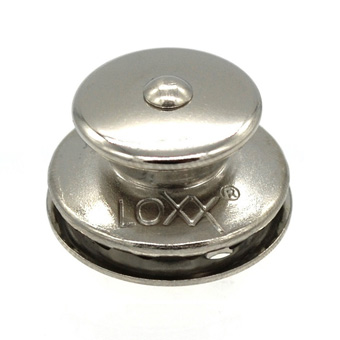 Loxx Nickel Plated Large Head Button